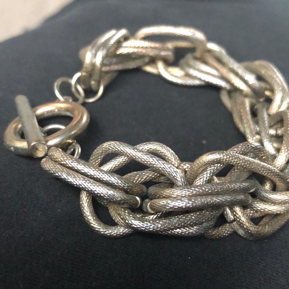 Gold link bracelet